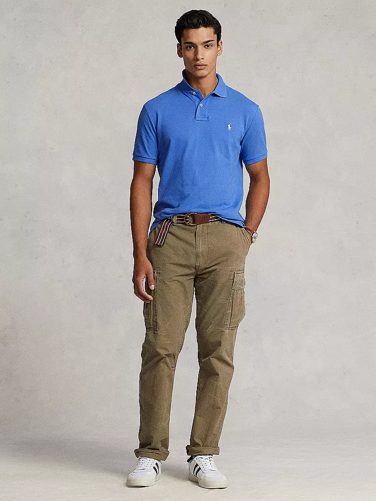 POLO RALPH LAUREN | Poloshirt Custom Slim Fit | blau