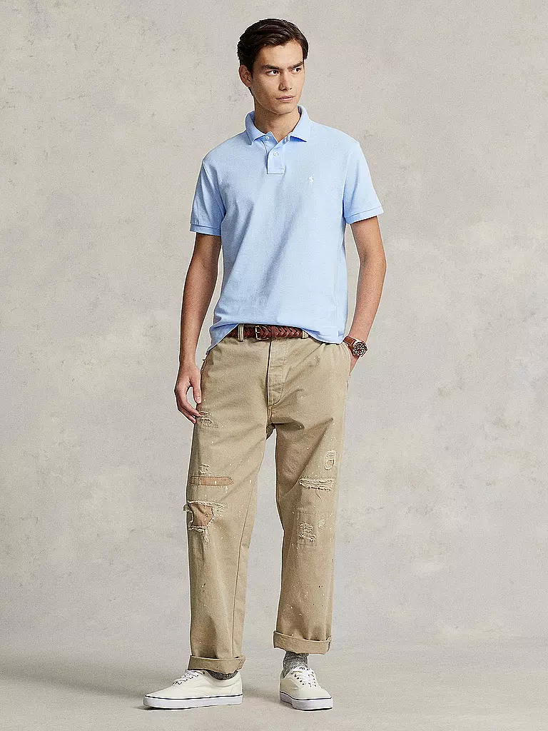 POLO RALPH LAUREN | Poloshirt Custom Slim Fit | hellblau