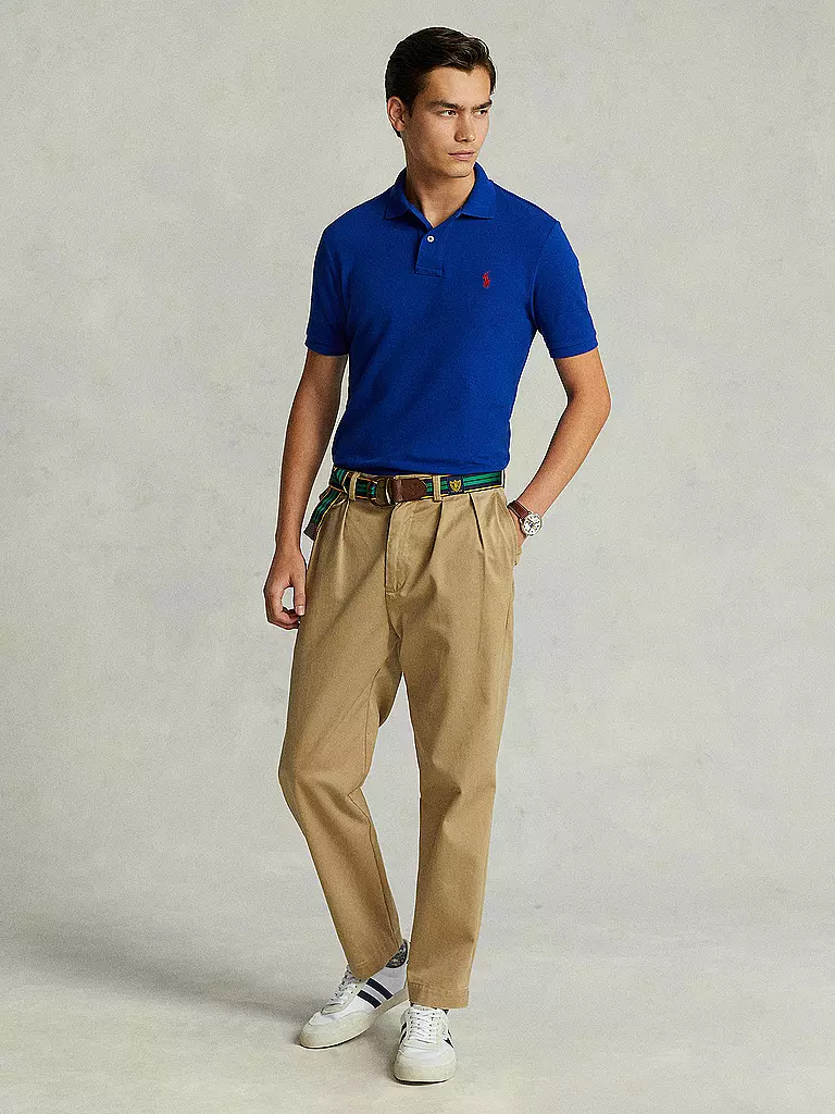 POLO RALPH LAUREN | Poloshirt Custom Slim Fit | blau