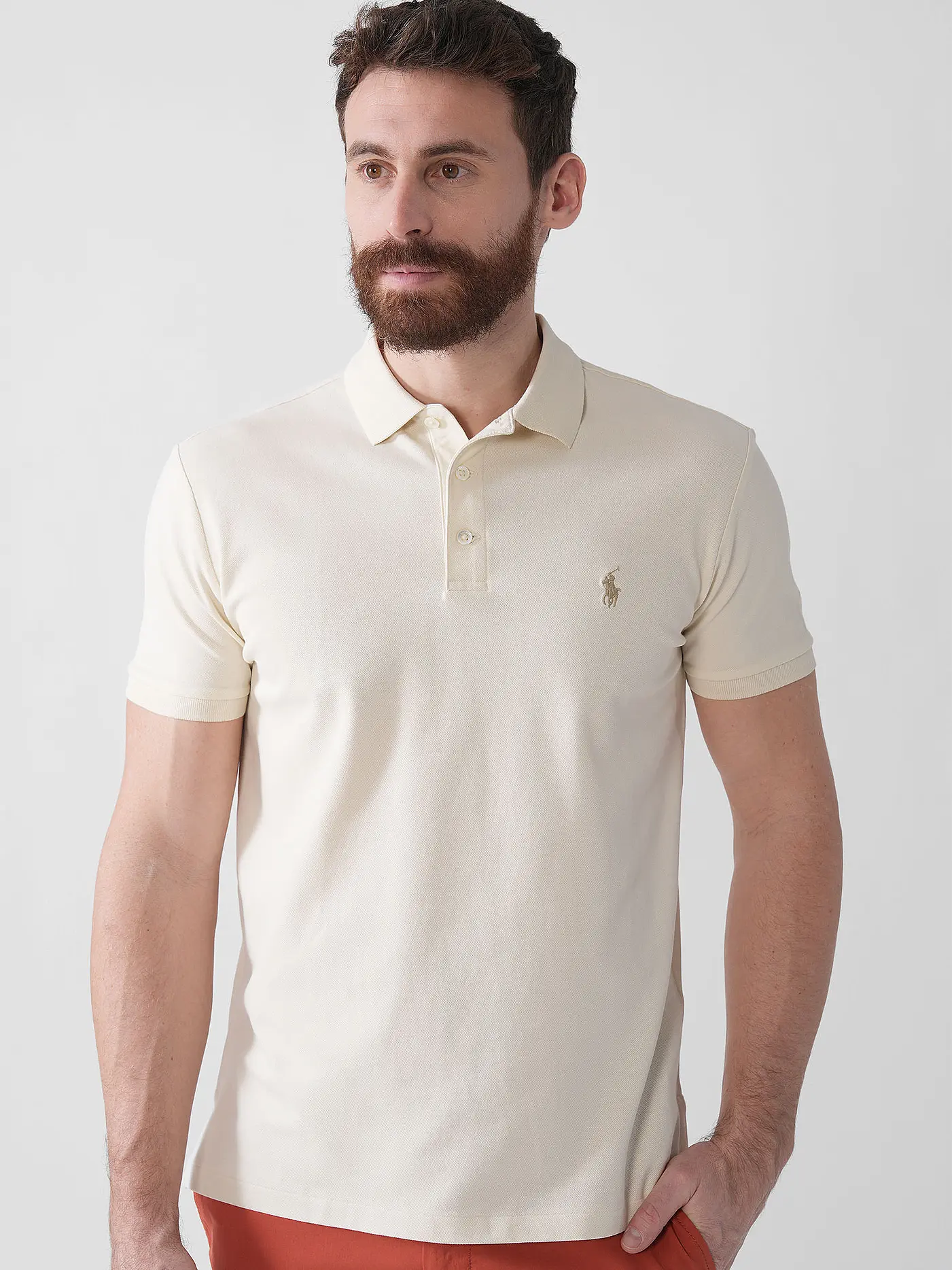 POLO RALPH LAUREN | Poloshirt Custom Slim Fit | beige