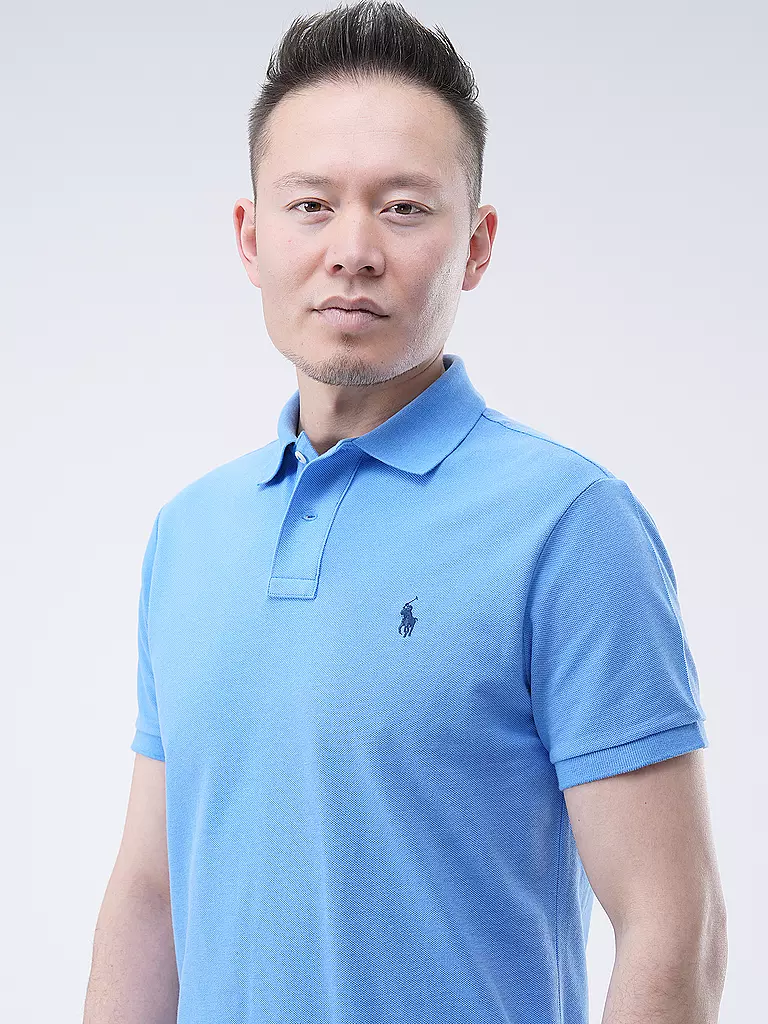 POLO RALPH LAUREN | Poloshirt Custom Slim Fit | hellblau