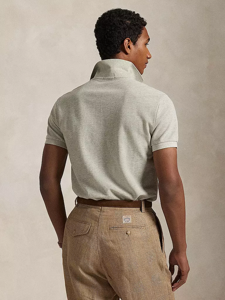POLO RALPH LAUREN | Poloshirt Custom Slim Fit | hellgrau