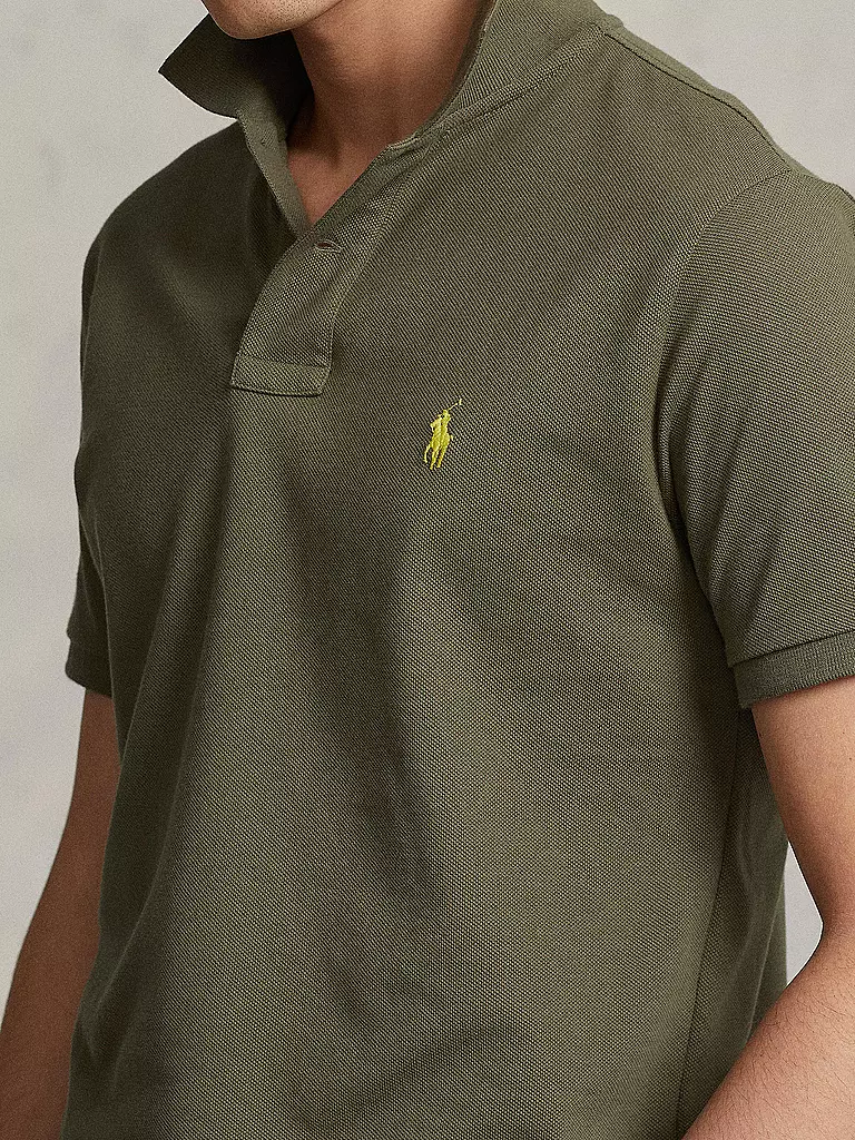POLO RALPH LAUREN | Poloshirt Custom Slim Fit | olive