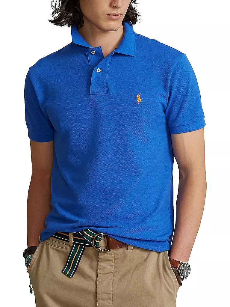 POLO RALPH LAUREN | Poloshirt Custom Slim Fit | blau