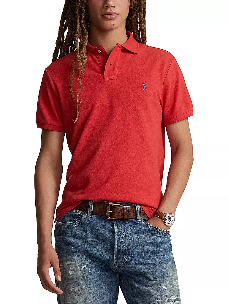 POLO RALPH LAUREN | Poloshirt Custom Slim Fit | rot