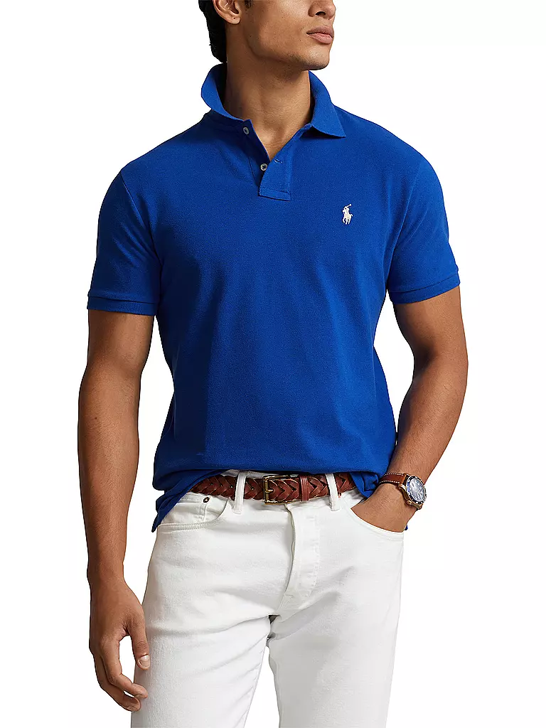 POLO RALPH LAUREN | Poloshirt Custom Slim Fit | blau