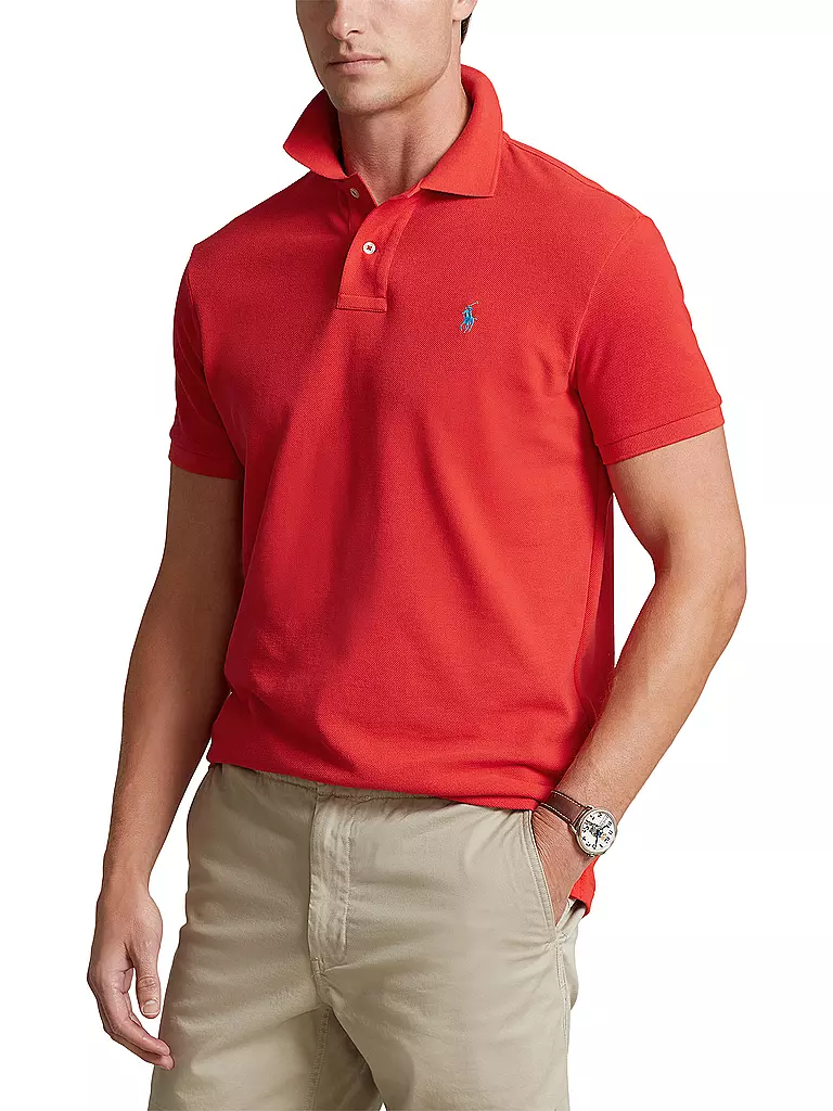POLO RALPH LAUREN | Poloshirt Custom Slim Fit | rot