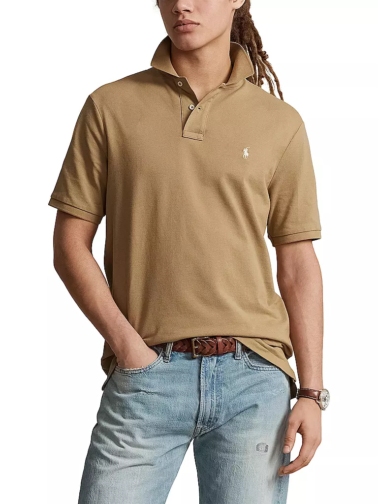 POLO RALPH LAUREN | Poloshirt Custom Slim Fit | camel