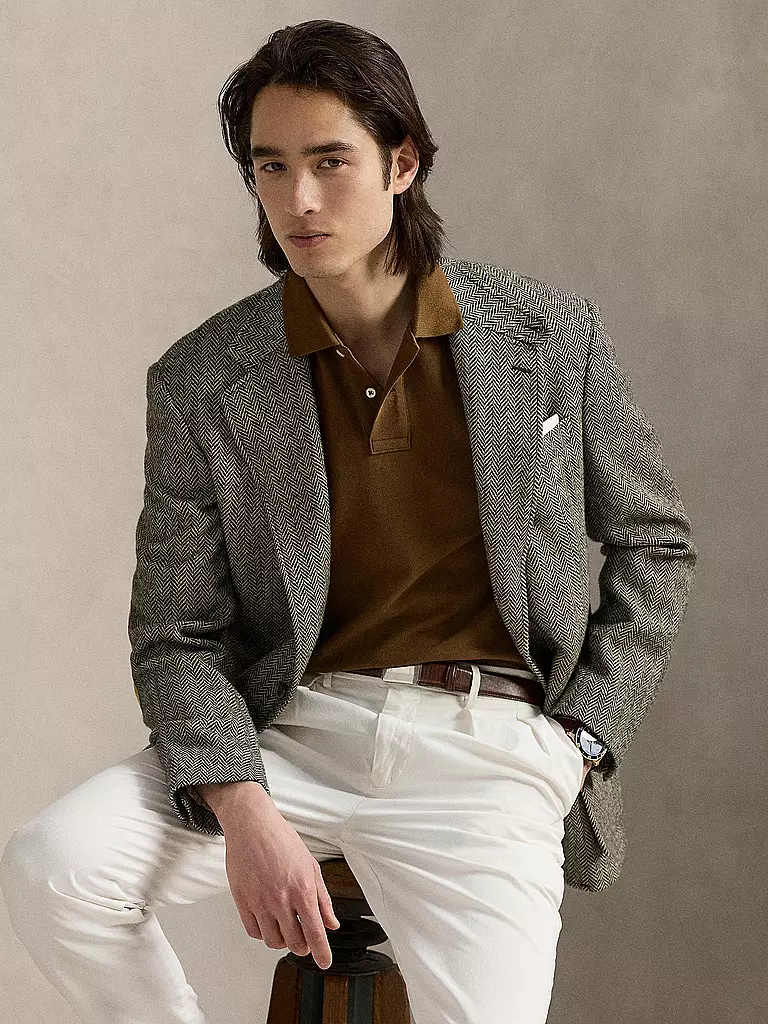 POLO RALPH LAUREN | Poloshirt Custom Slim Fit | braun