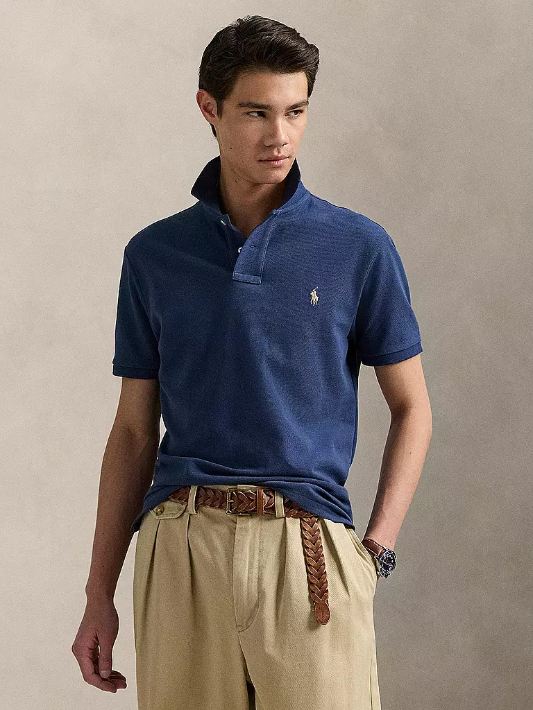 POLO RALPH LAUREN | Poloshirt Custom Slim Fit | dunkelblau