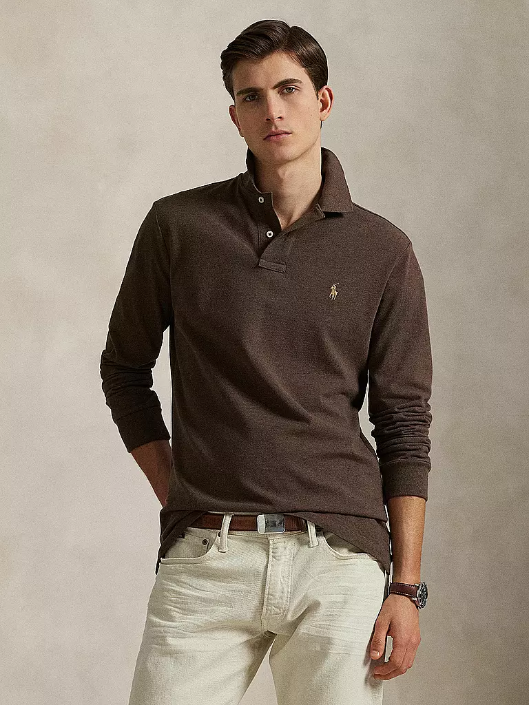 POLO RALPH LAUREN | Poloshirt Custom Slim Fit | dunkelrot