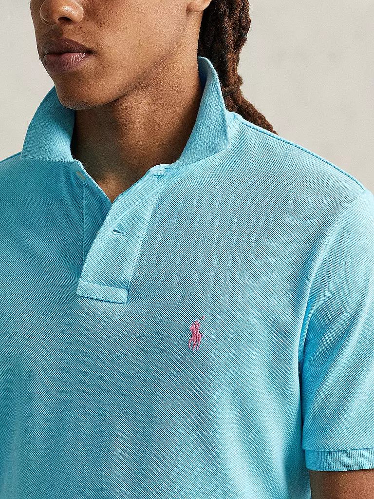 POLO RALPH LAUREN | Poloshirt Custom Slim Fit | türkis