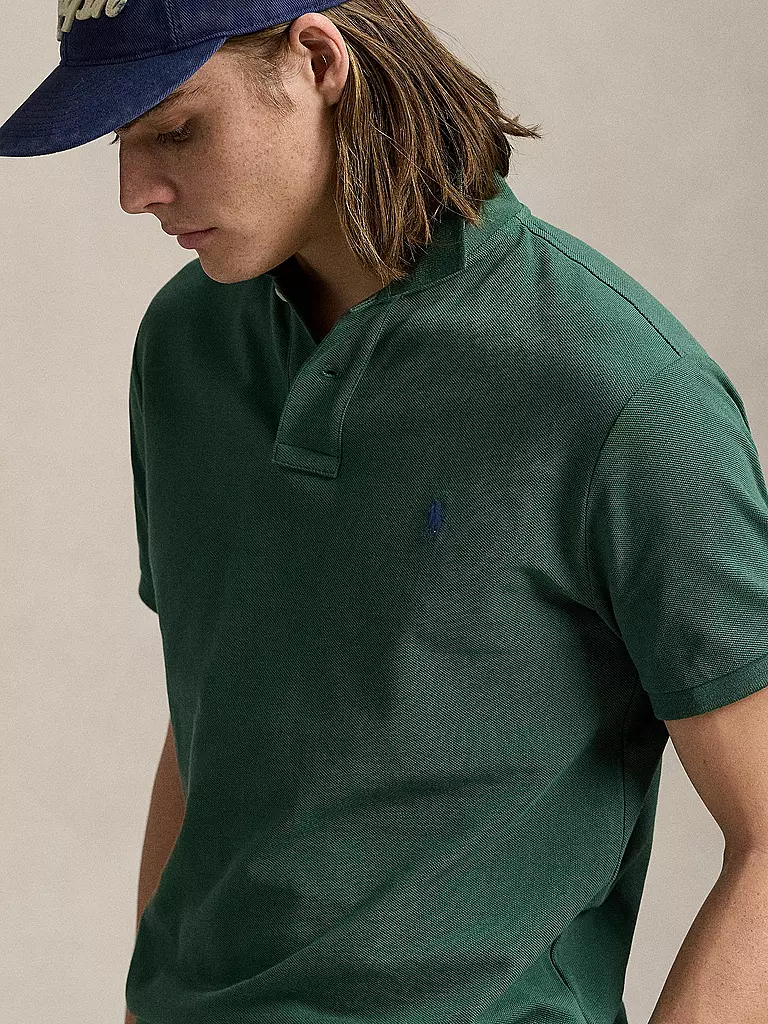 POLO RALPH LAUREN | Poloshirt Custom Slim Fit | dunkelgrün