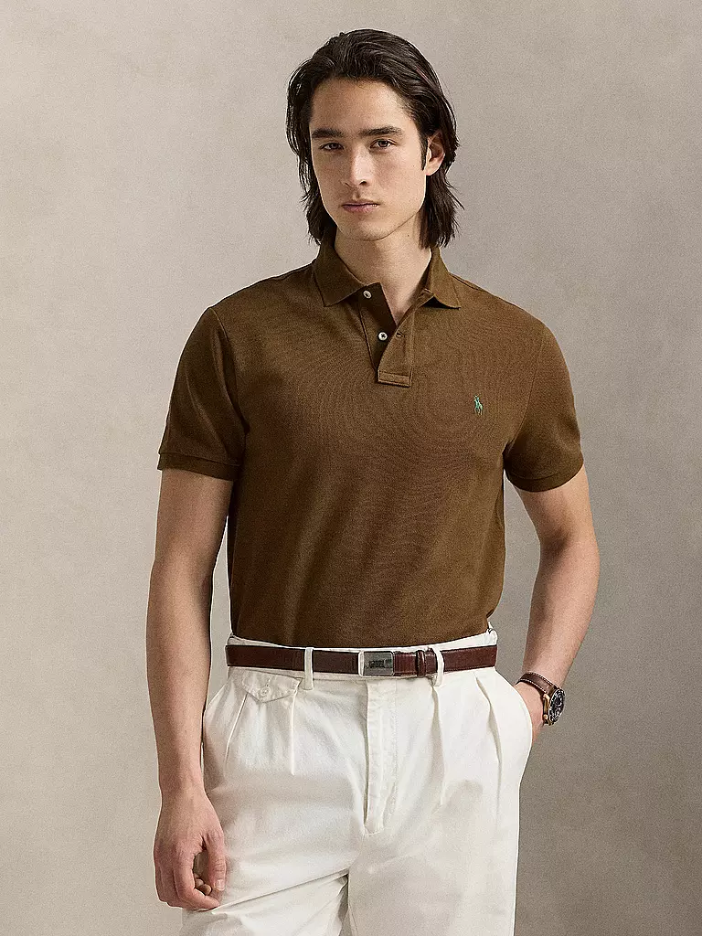 POLO RALPH LAUREN | Poloshirt Custom Slim Fit | braun
