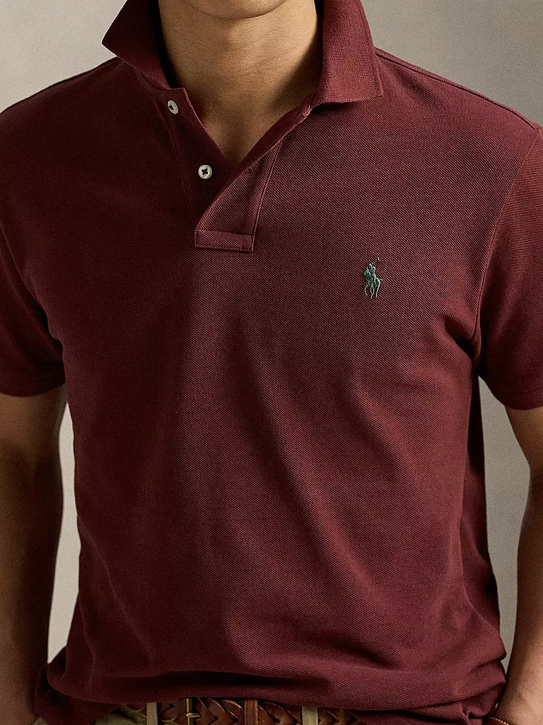 POLO RALPH LAUREN | Poloshirt Custom Slim Fit | hellgrau