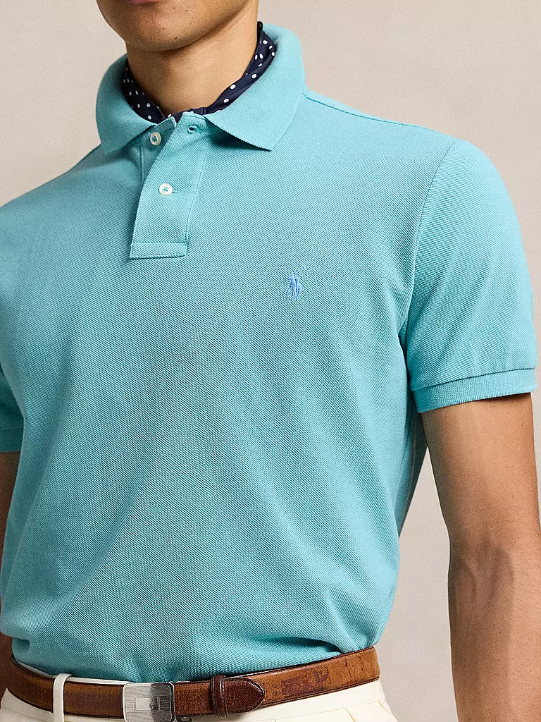 POLO RALPH LAUREN | Poloshirt Custom Slim Fit | hellblau