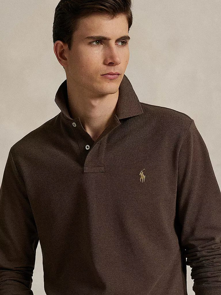 POLO RALPH LAUREN | Poloshirt Custom Slim Fit | dunkelrot
