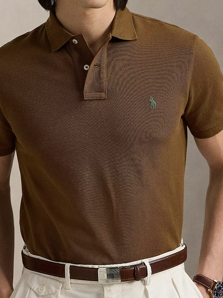 POLO RALPH LAUREN | Poloshirt Custom Slim Fit | braun