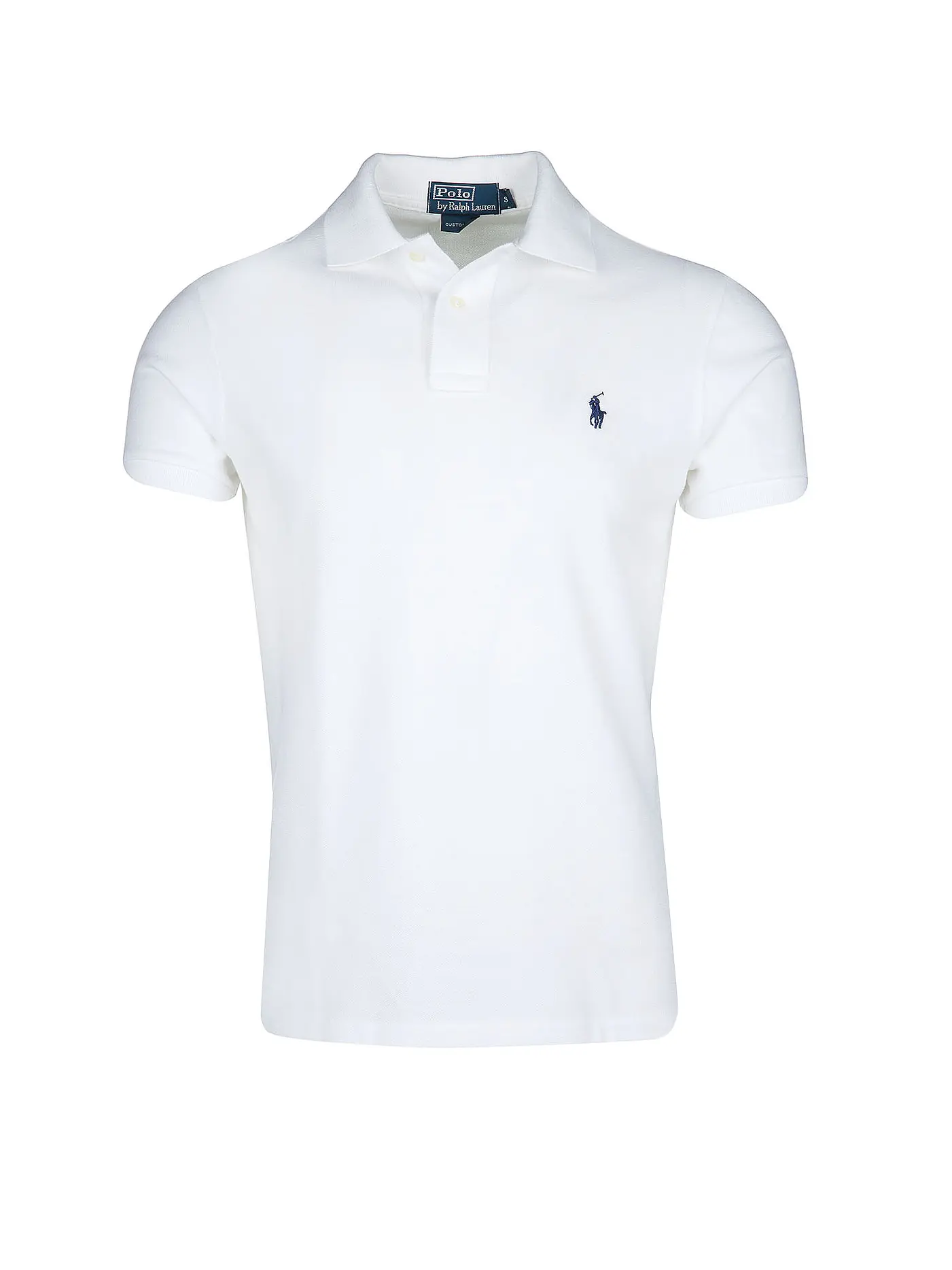 POLO RALPH LAUREN | Poloshirt Custom Slim Fit  | weiss
