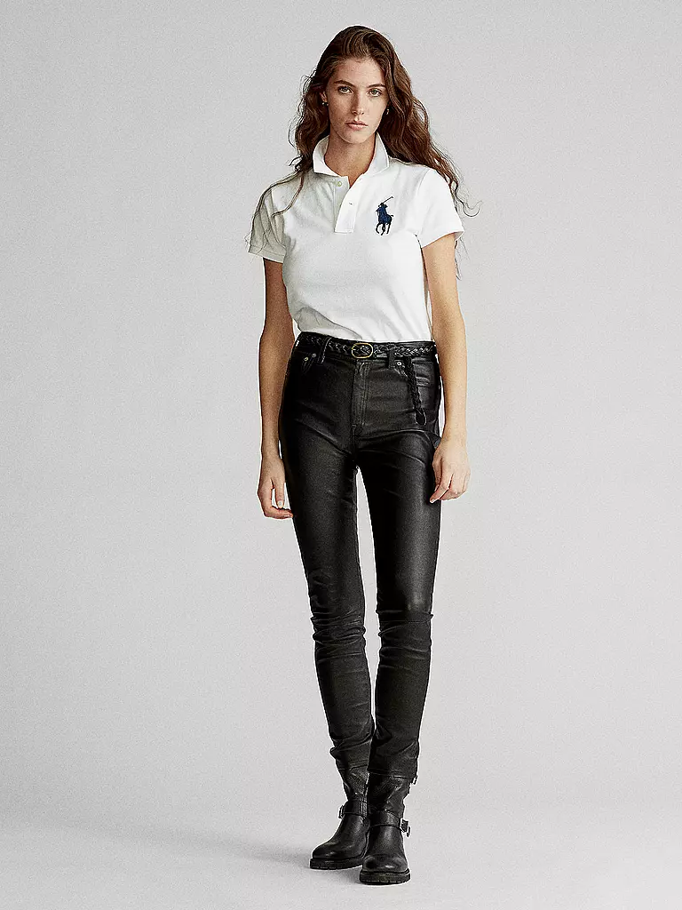POLO RALPH LAUREN | Poloshirt Skinny Fit  | weiss