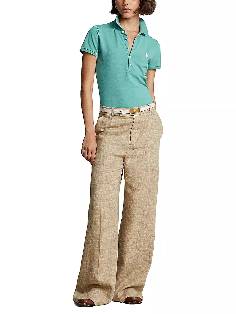 POLO RALPH LAUREN | Poloshirt Slim Fit JULIE | grün