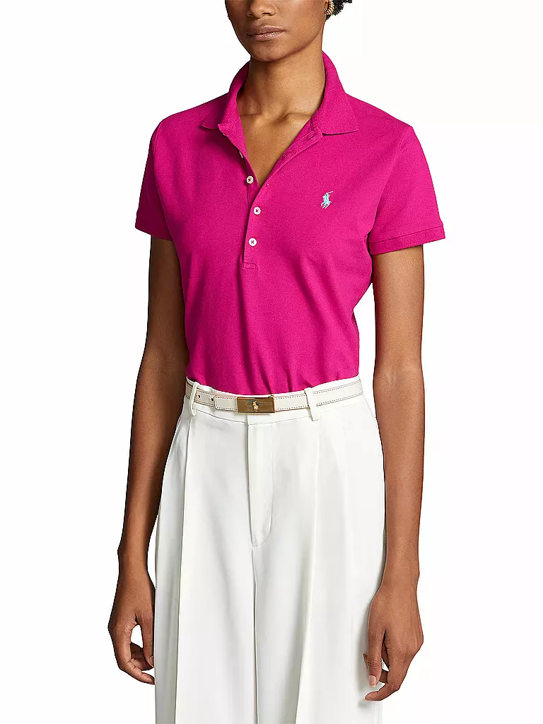 POLO RALPH LAUREN | Poloshirt Slim Fit JULIE | hellblau
