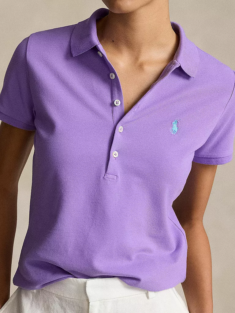 POLO RALPH LAUREN | Poloshirt Slim Fit JULIE | hellblau