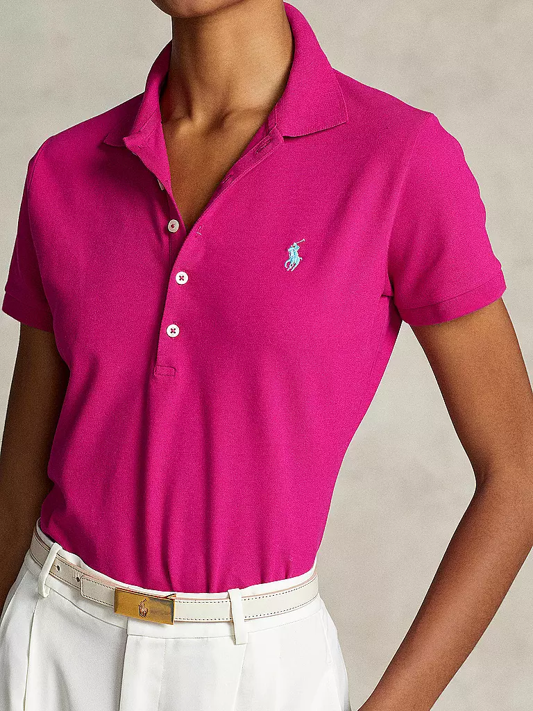 POLO RALPH LAUREN | Poloshirt Slim Fit JULIE | hellblau
