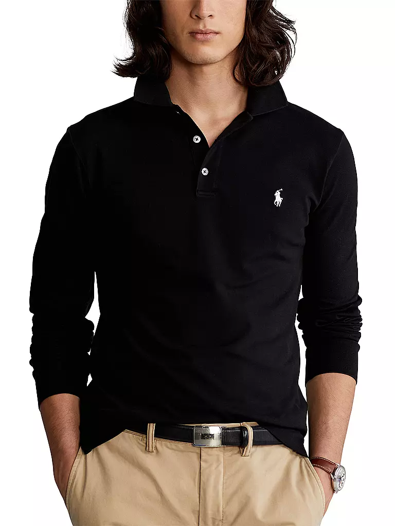 POLO RALPH LAUREN | Poloshirt Slim Fit | schwarz