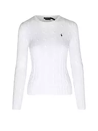 POLO RALPH LAUREN | Pullover Slim Fit JULIANNA | weiss