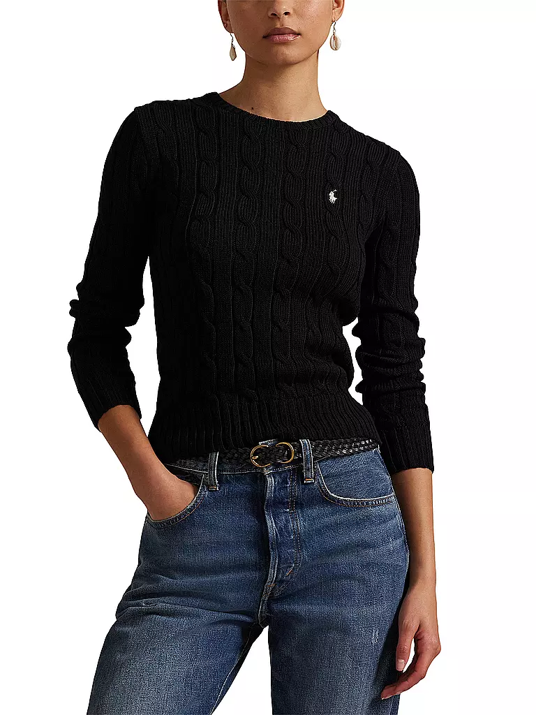 POLO RALPH LAUREN | Pullover Slim Fit JULIANNA | schwarz