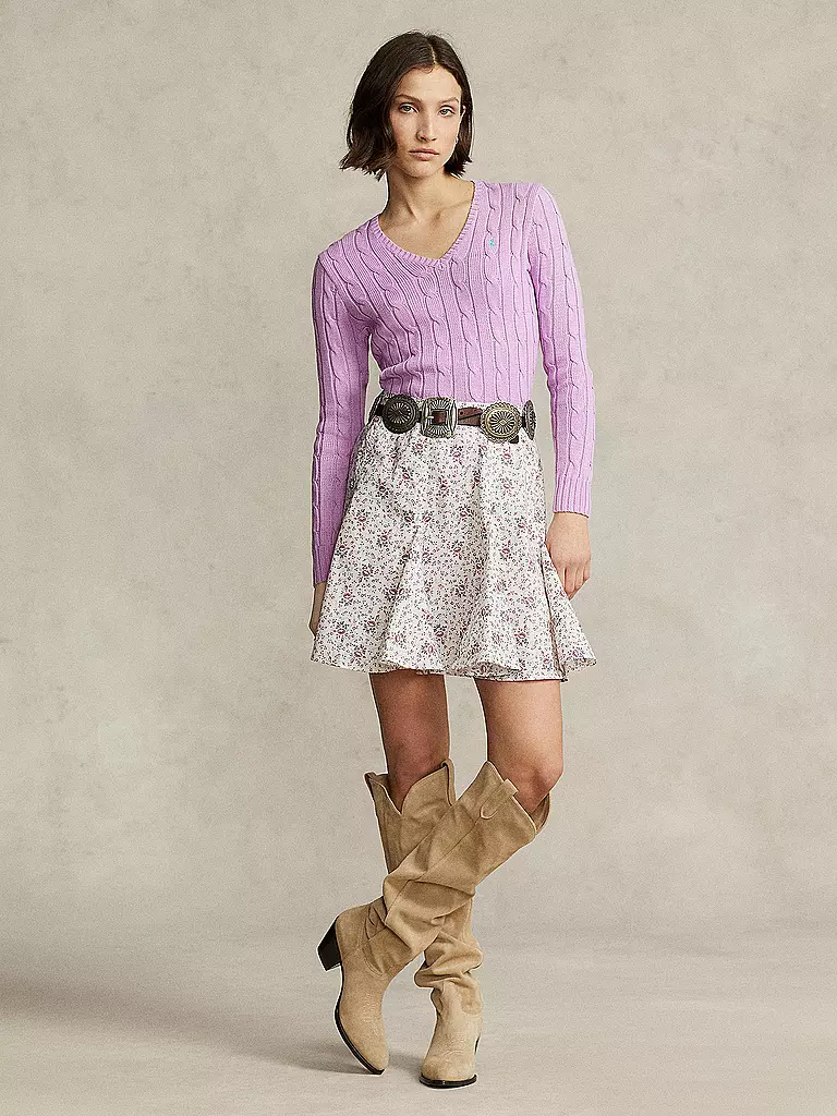 POLO RALPH LAUREN | Pullover Slim Fit KIMBERLY | lila