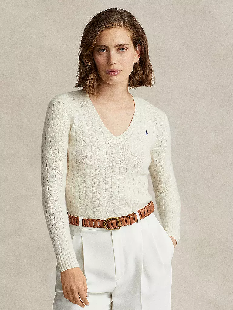 POLO RALPH LAUREN | Pullover Slim Fit KIMBERLY | creme