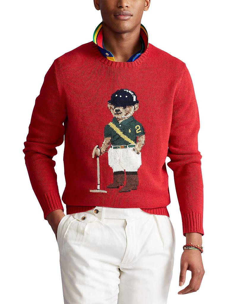 RALPH LAUREN Pullover rot