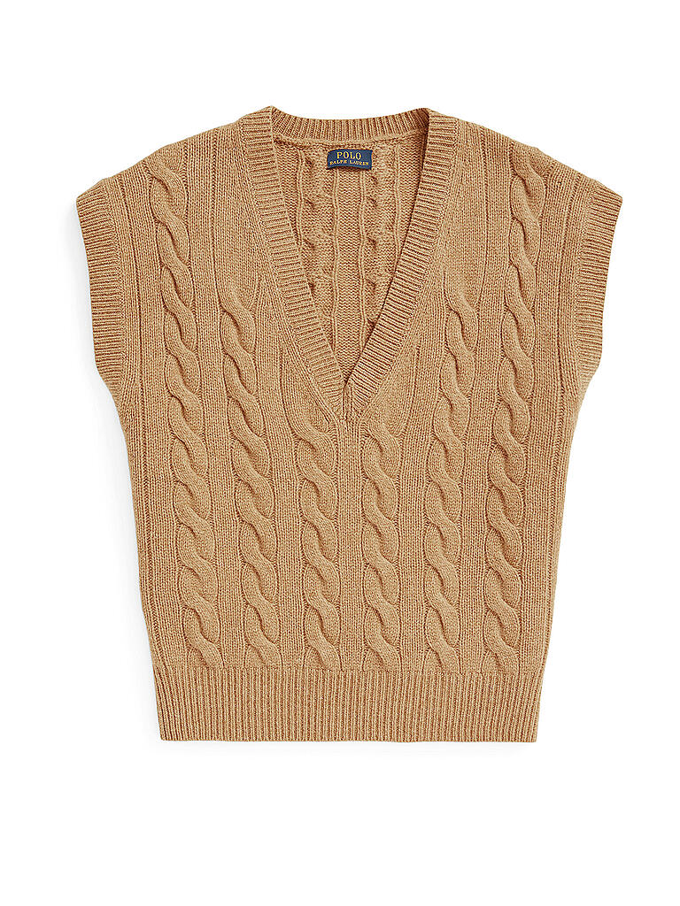 Polo Ralph Lauren Kaschmir Pullunder in Braun Damen Bekleidung Pullover und Strickwaren Ärmellose Pullover 