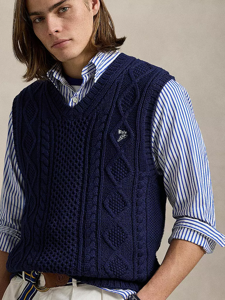 POLO RALPH LAUREN | Pullunder | dunkelblau