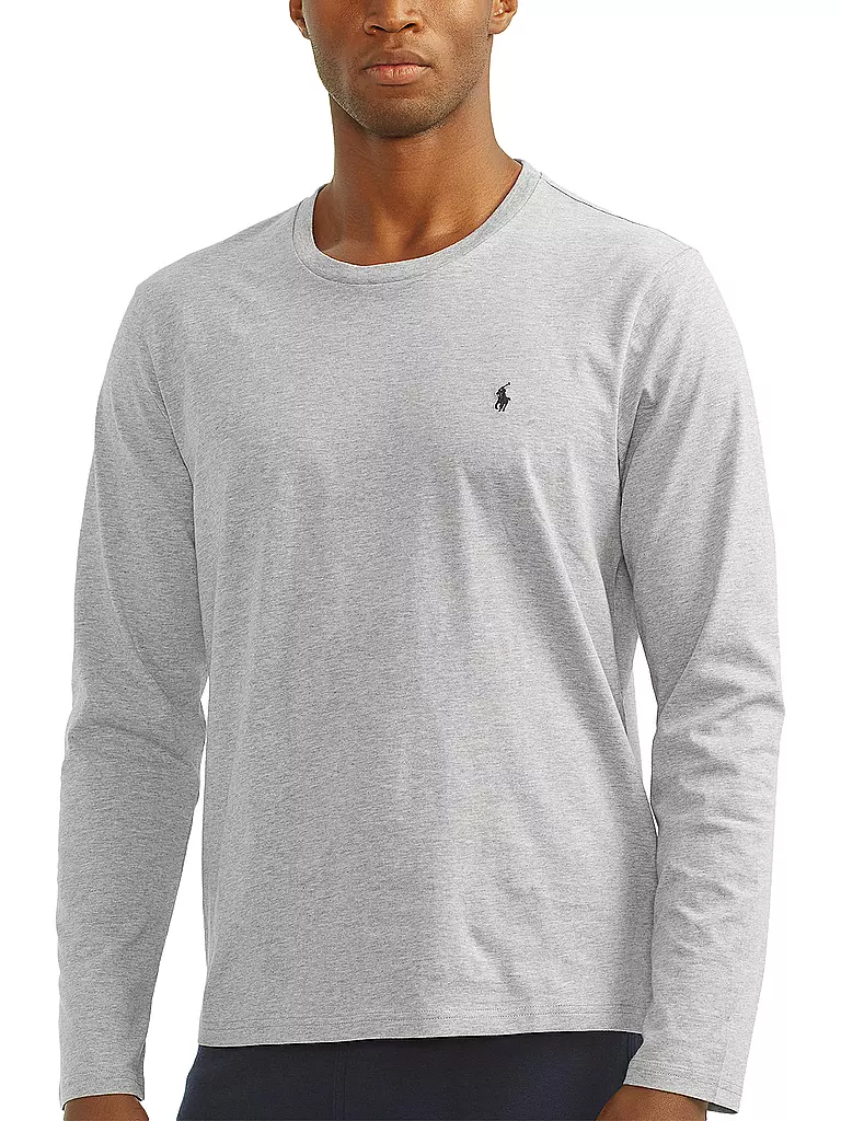 POLO RALPH LAUREN | Pyjama Langarmshirt  | grau