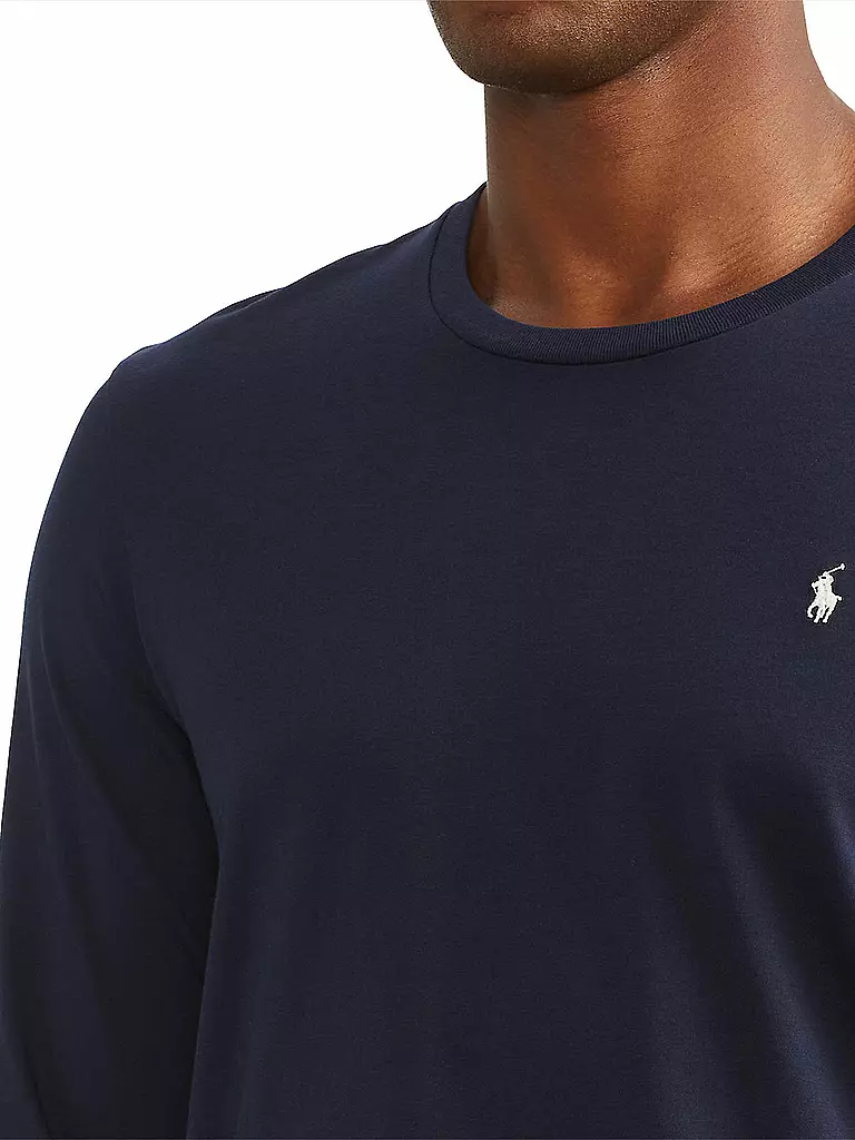 POLO RALPH LAUREN | Pyjama Langarmshirt Cruise Navy | blau