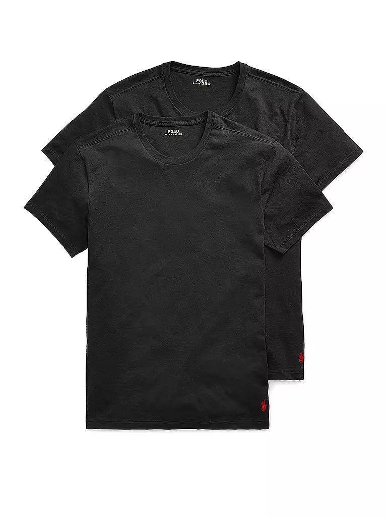POLO RALPH LAUREN | Pyjama Shirt 2er Pkg schwarz | schwarz