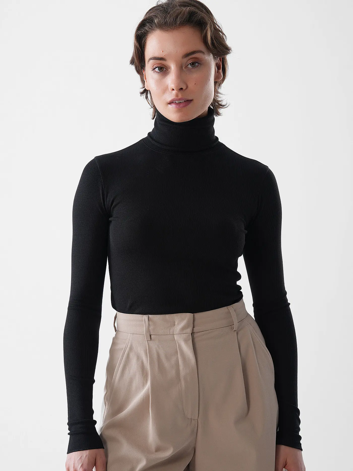 POLO RALPH LAUREN | Rollkragenpullover  | schwarz