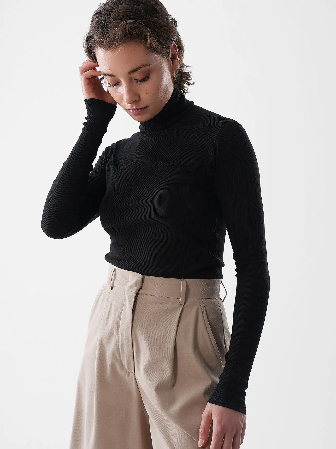 POLO RALPH LAUREN | Rollkragenpullover  | schwarz