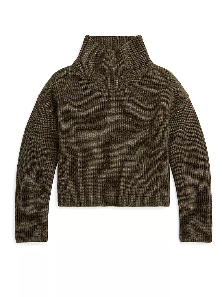 POLO RALPH LAUREN | Rollkragenpullover Cropped Fit | Olive
