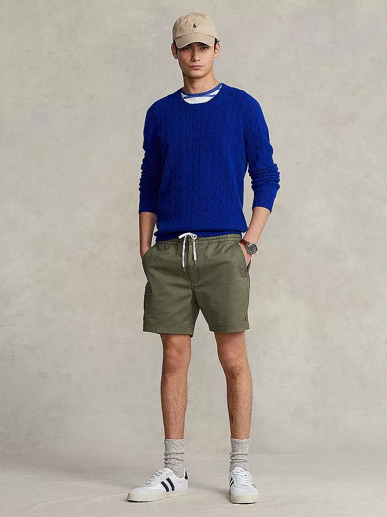 POLO RALPH LAUREN | Shorts Classic Fit PREPSTER | olive