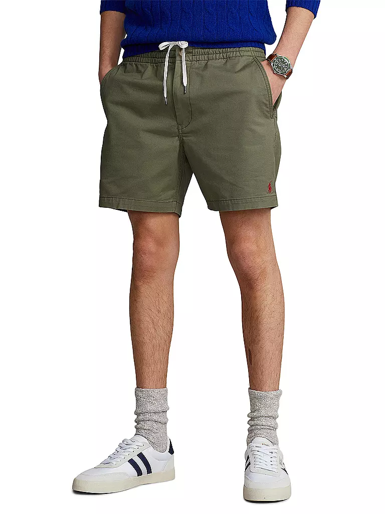 POLO RALPH LAUREN | Shorts Classic Fit PREPSTER | olive