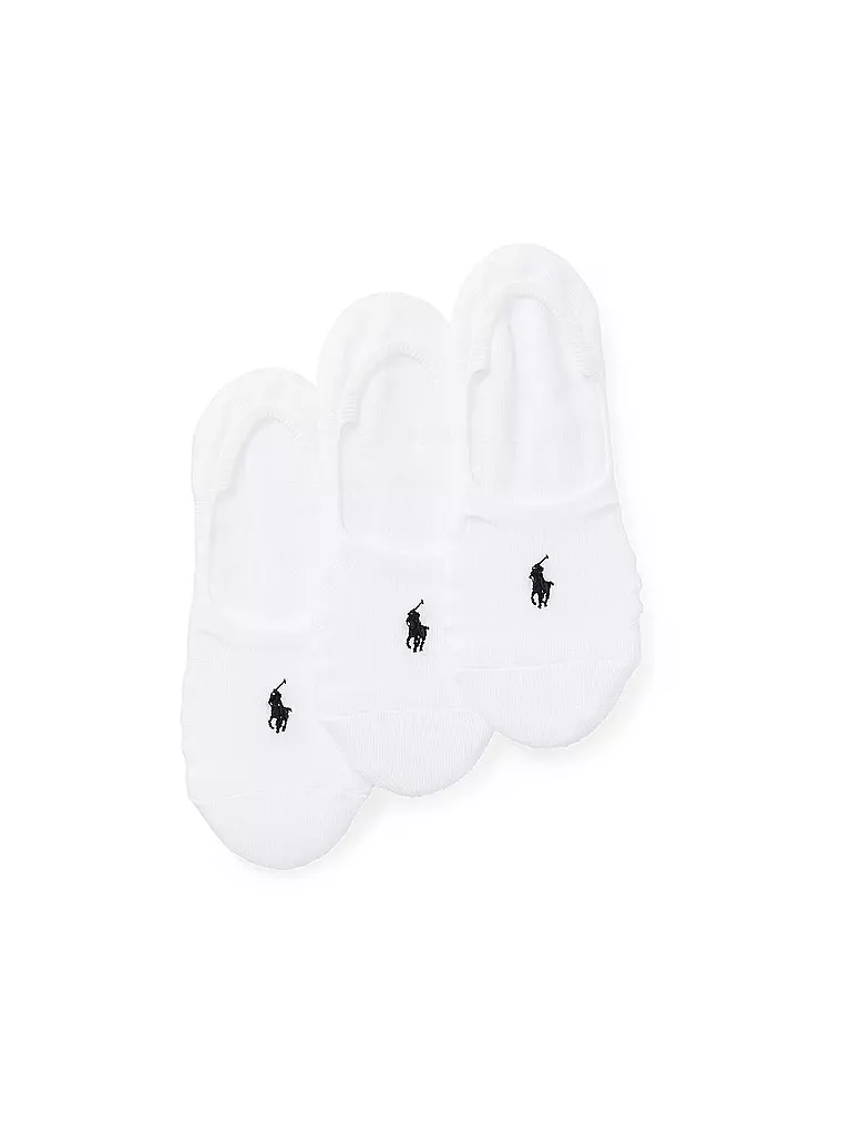 POLO RALPH LAUREN | Sneaker Socken 3er Pkg. white/black | weiss