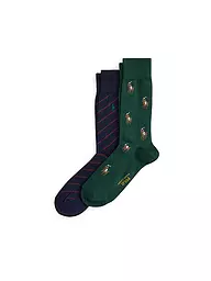 POLO RALPH LAUREN | Socken 2er Pkg. royal / red / navy | grün