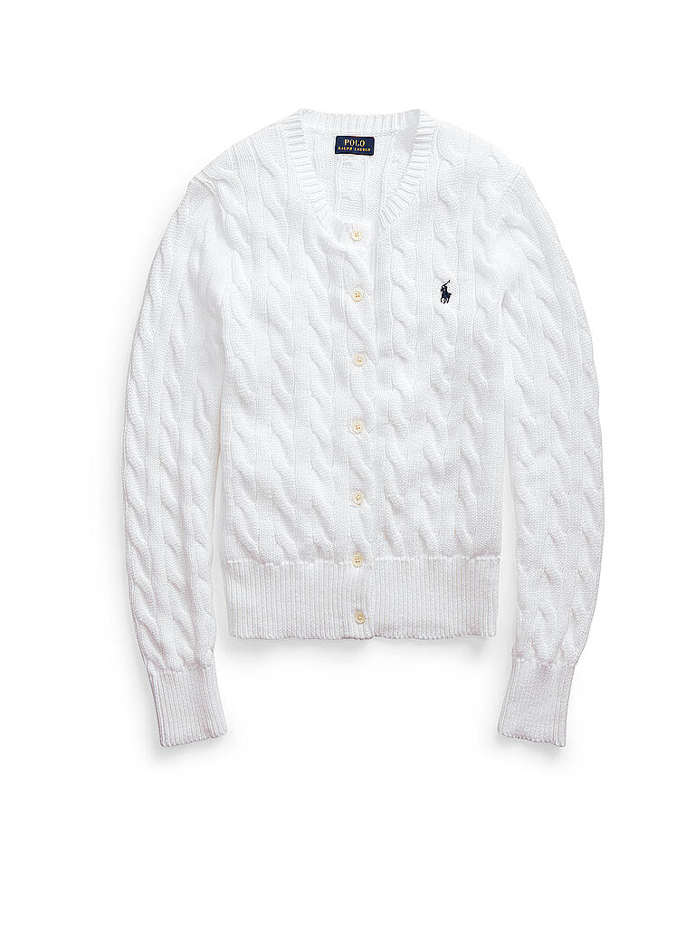 POLO RALPH LAUREN | Strickjacke | weiß
