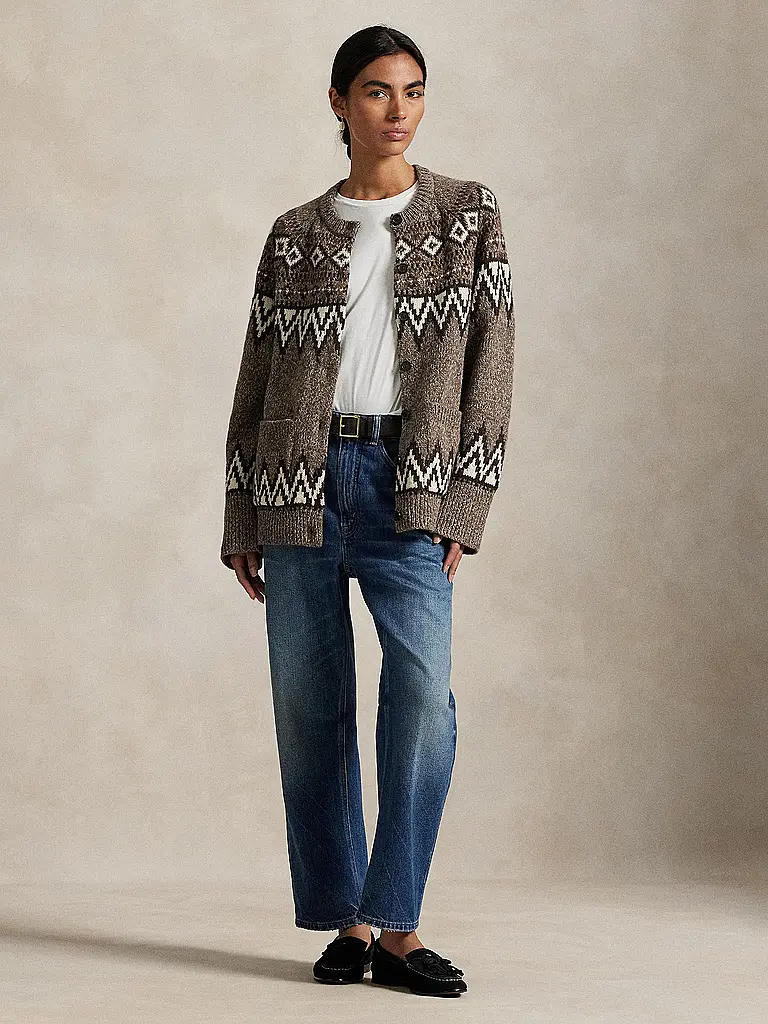 POLO RALPH LAUREN | Strickjacke | Hellbraun