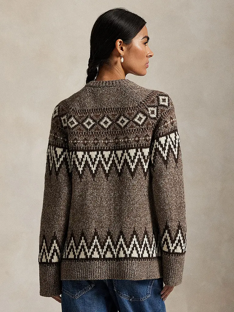 POLO RALPH LAUREN | Strickjacke | Hellbraun