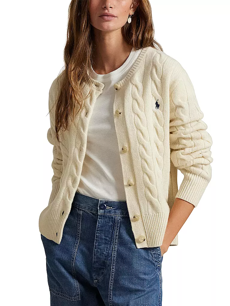 POLO RALPH LAUREN | Strickjacke | camel